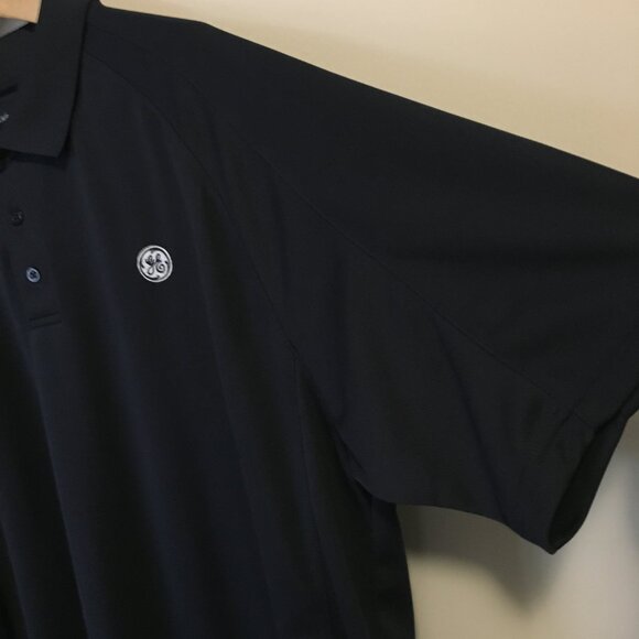 General Electric Retro Technician Harriton Bluish Black Polo Tee - Picture 7 of 16